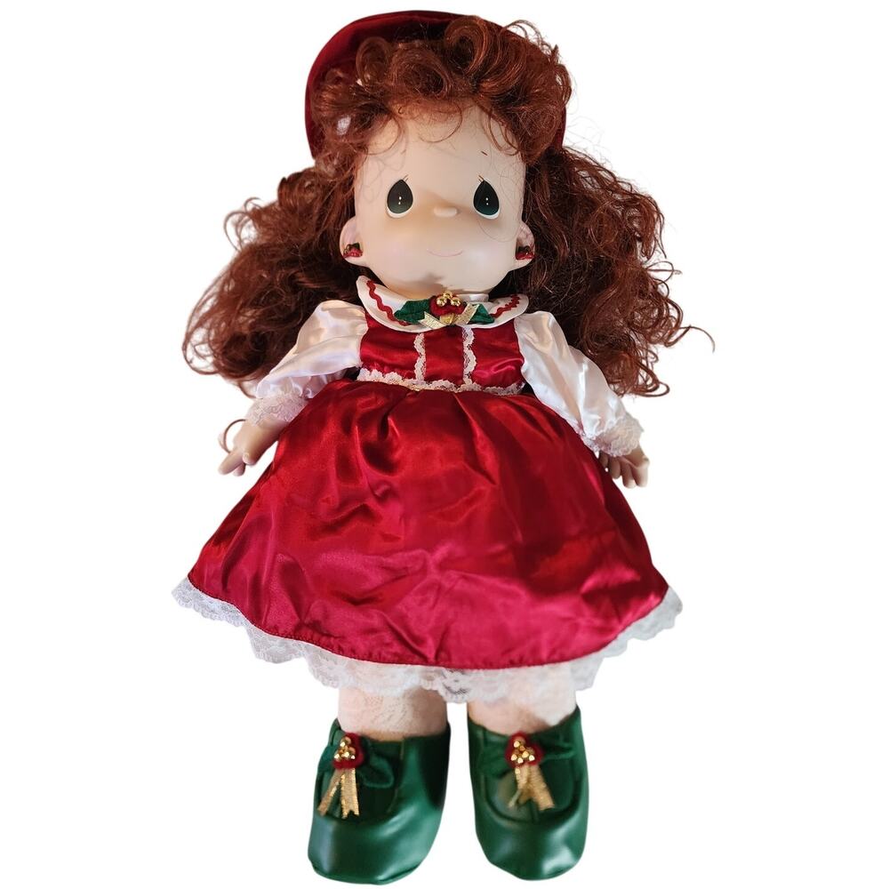 1999 Precious Moments Holly Christmas Stocking Doll